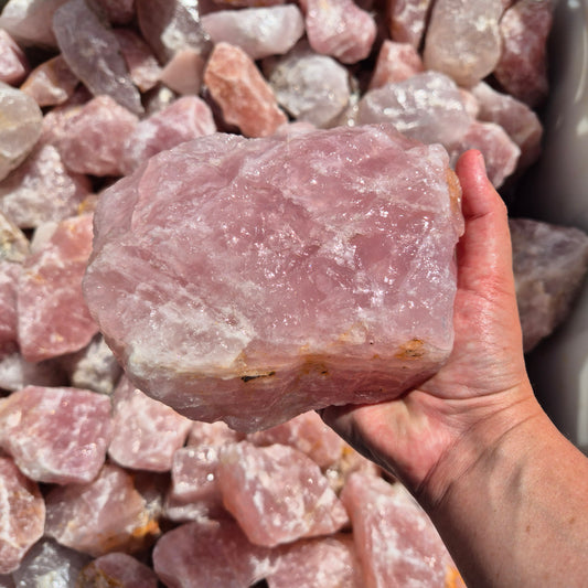 ROSE QUARTZ Rough by Weight, Madagascar ZRR006