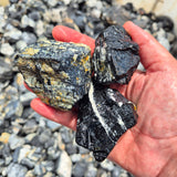 BLACK TOURMALINE Rough by Weight, India ZRR009