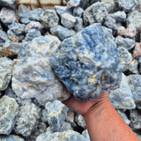 BLUE CALCITE Rough by Weight, Mexico ZRR011
