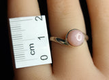 PINK OPAL RING SIZE 8 set in STERLING SILVER 3SSPOR3