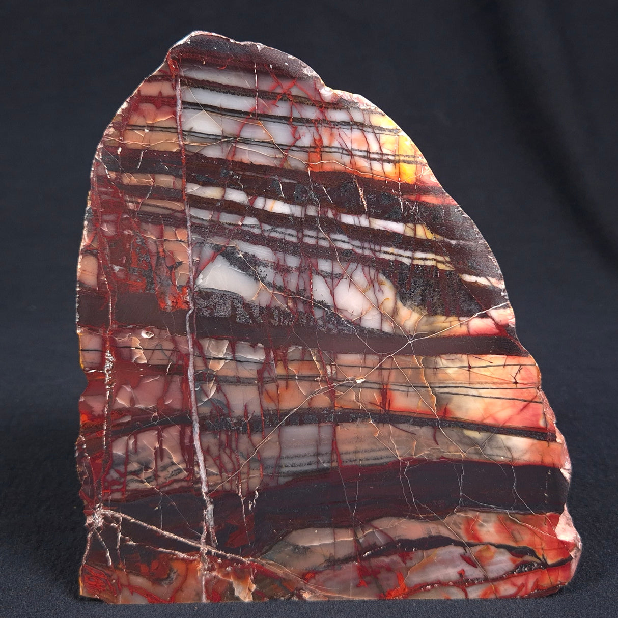 BANDED JASPER WITH HEMATITE, Australia YSC054