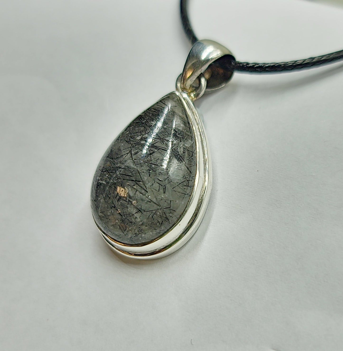 Tourmaline in Quartz Pendant 3SSTQP