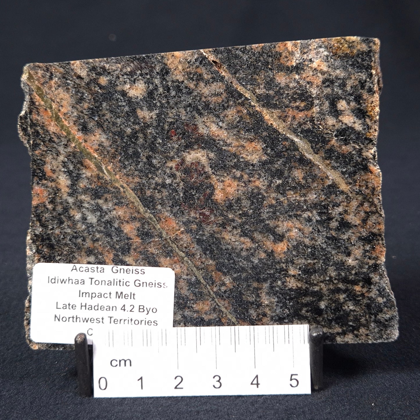 ACASTA GNEISS "OLDEST ROCK IN THE WORLD", Late Hadean, Canada ZAG003