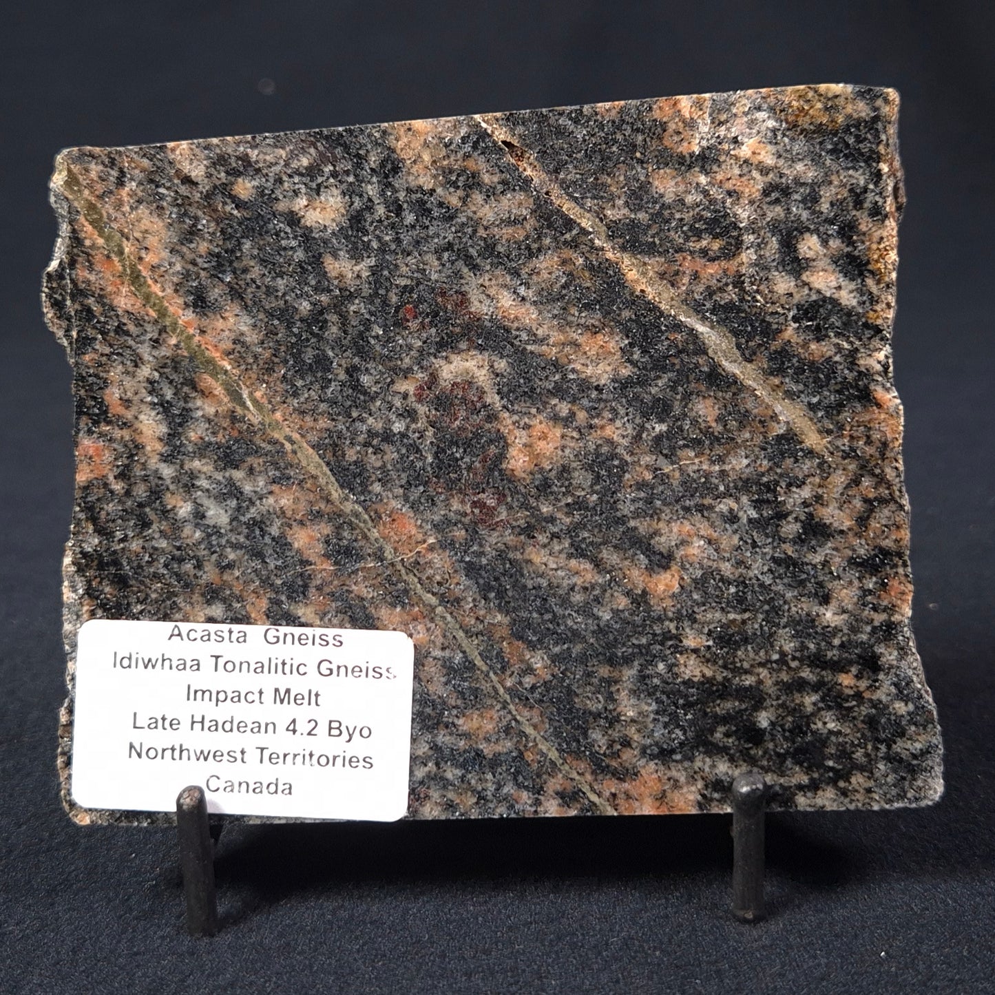 ACASTA GNEISS "OLDEST ROCK IN THE WORLD", Late Hadean, Canada ZAG003