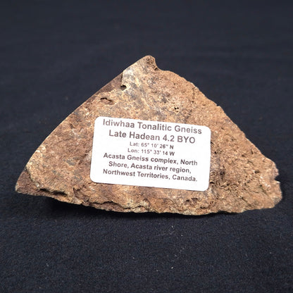 ACASTA GNEISS "OLDEST ROCK IN THE WORLD", Late Hadean, Canada ZAG006
