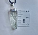GREEN AMETHYST PENDANT set in STERLING SILVER 3SSGAP2