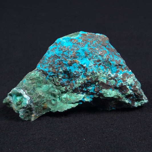 Chrysocolla with Cuprite and Malachite Rough from Mt. Isa, Australia ZRC004