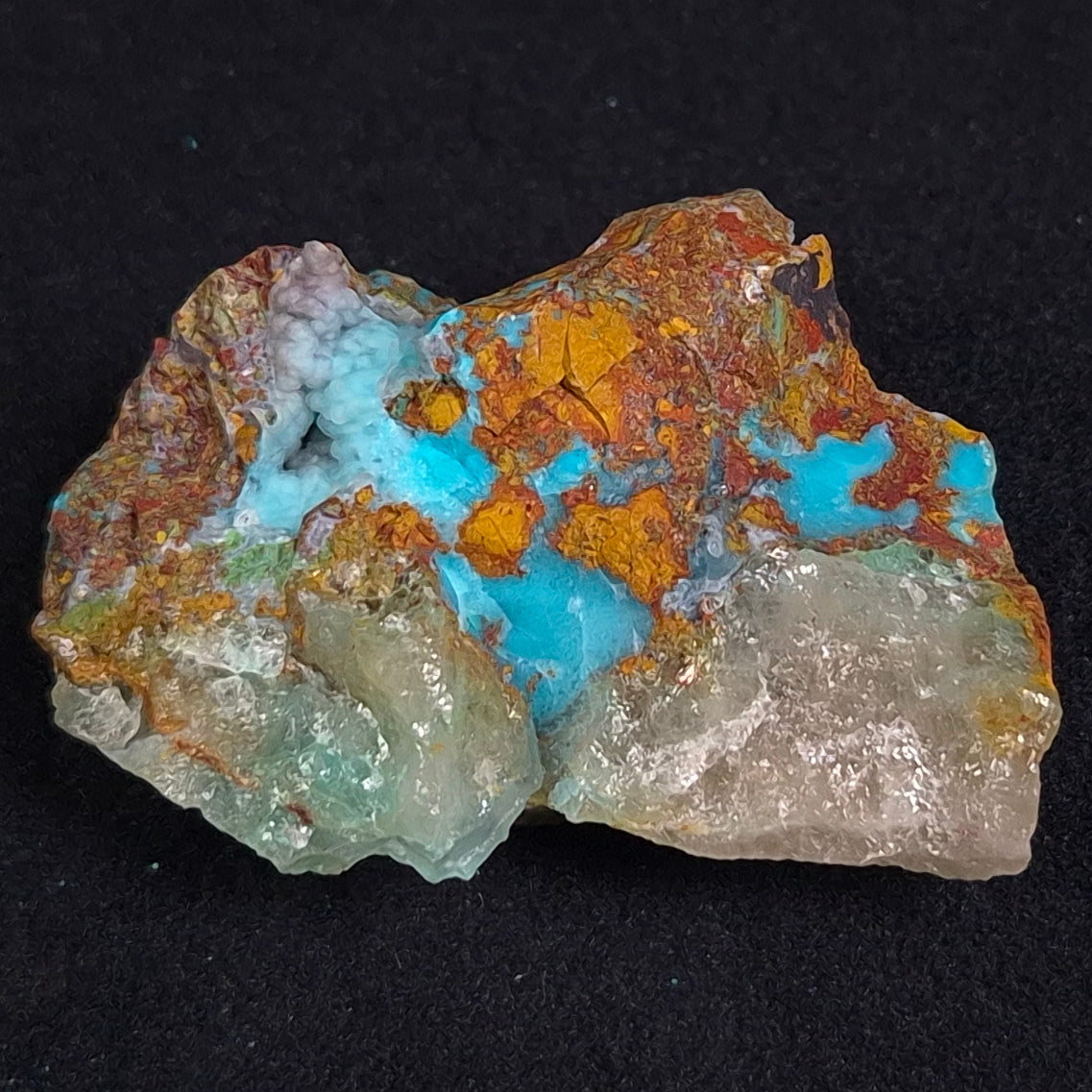 CHRYSOCOLLA CUPRITE QUARTZ, Australia ZRC005