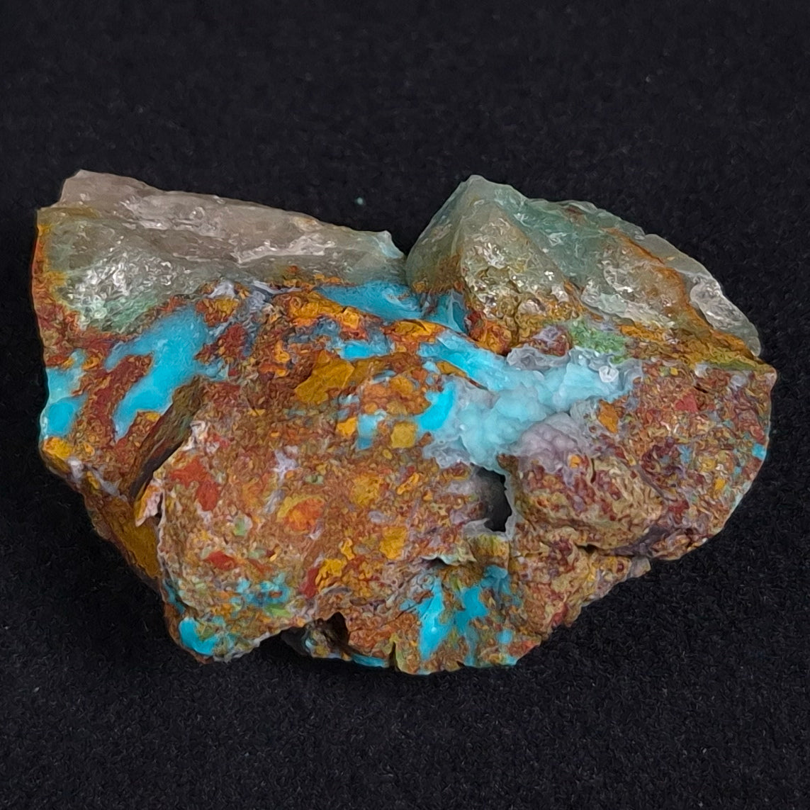 CHRYSOCOLLA CUPRITE QUARTZ, Australia ZRC005