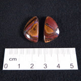 BOULDER OPAL CABOCHON PAIR, Australia XBC005
