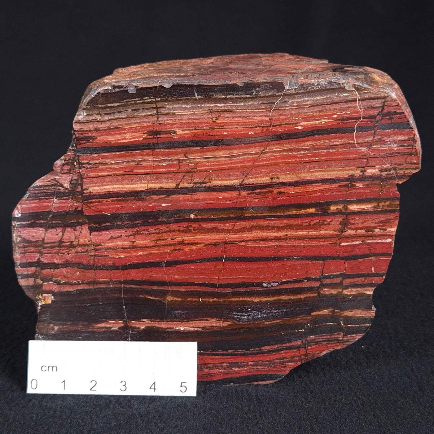 Banded Jasper with Hematite Polished YSC064
