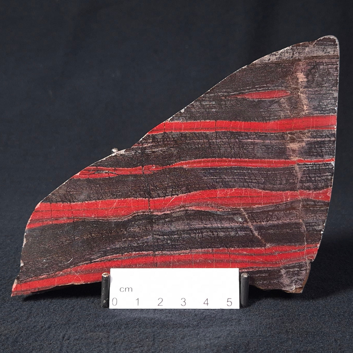 BANDED JASPER WITH HEMATITE, Australia YSC068