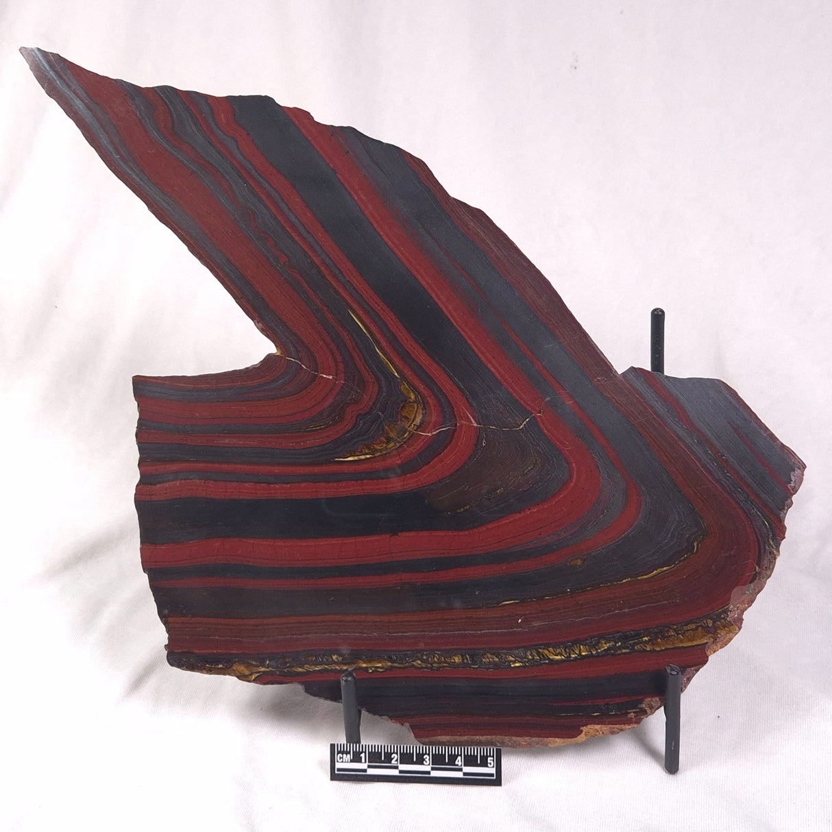 BANDED TIGER IRON MICROBIALITE, Archean, Australia ZBI041