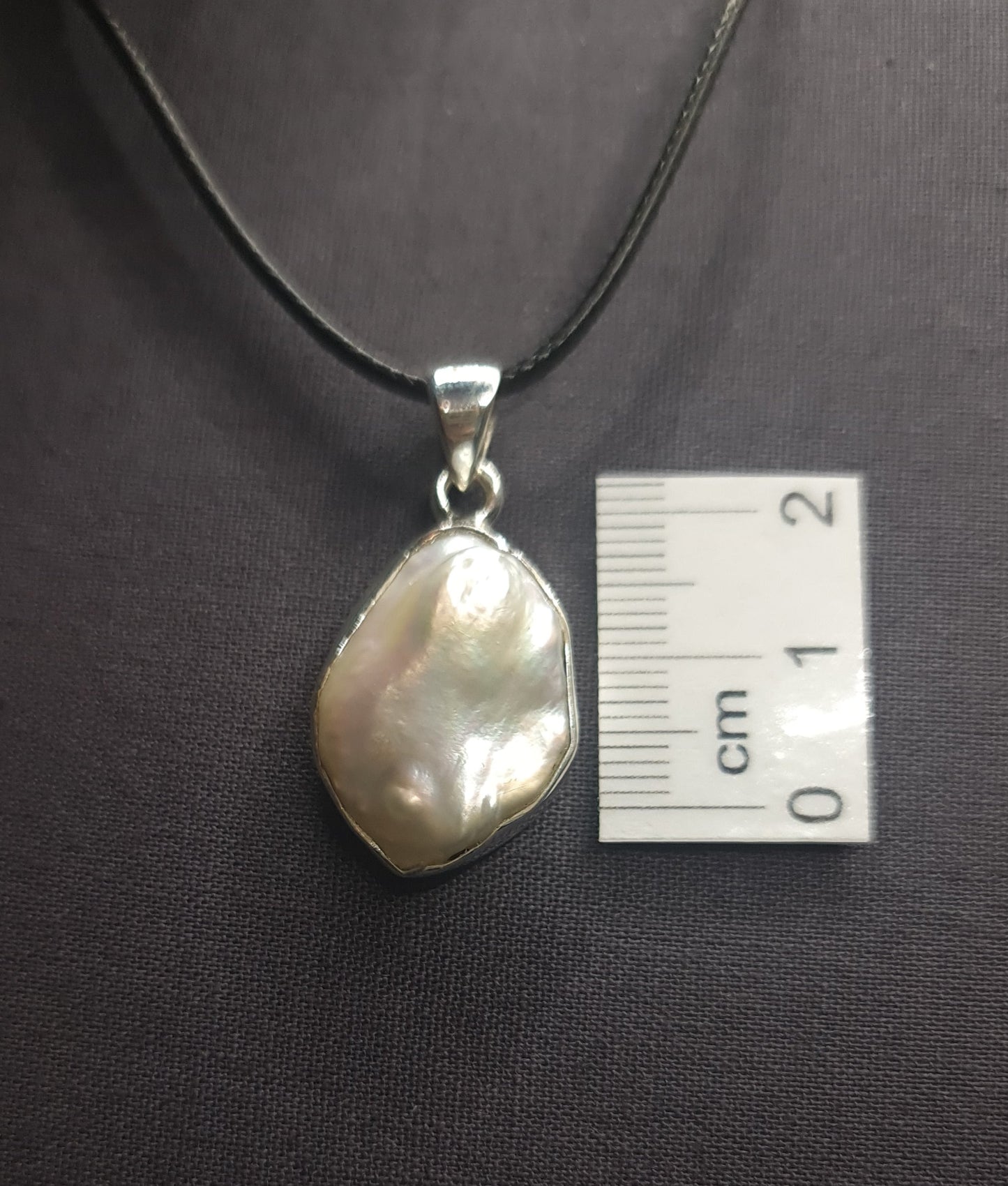 FRESHWATER PEARL PENDANT set in STERLING SILVER 3SSFWP1