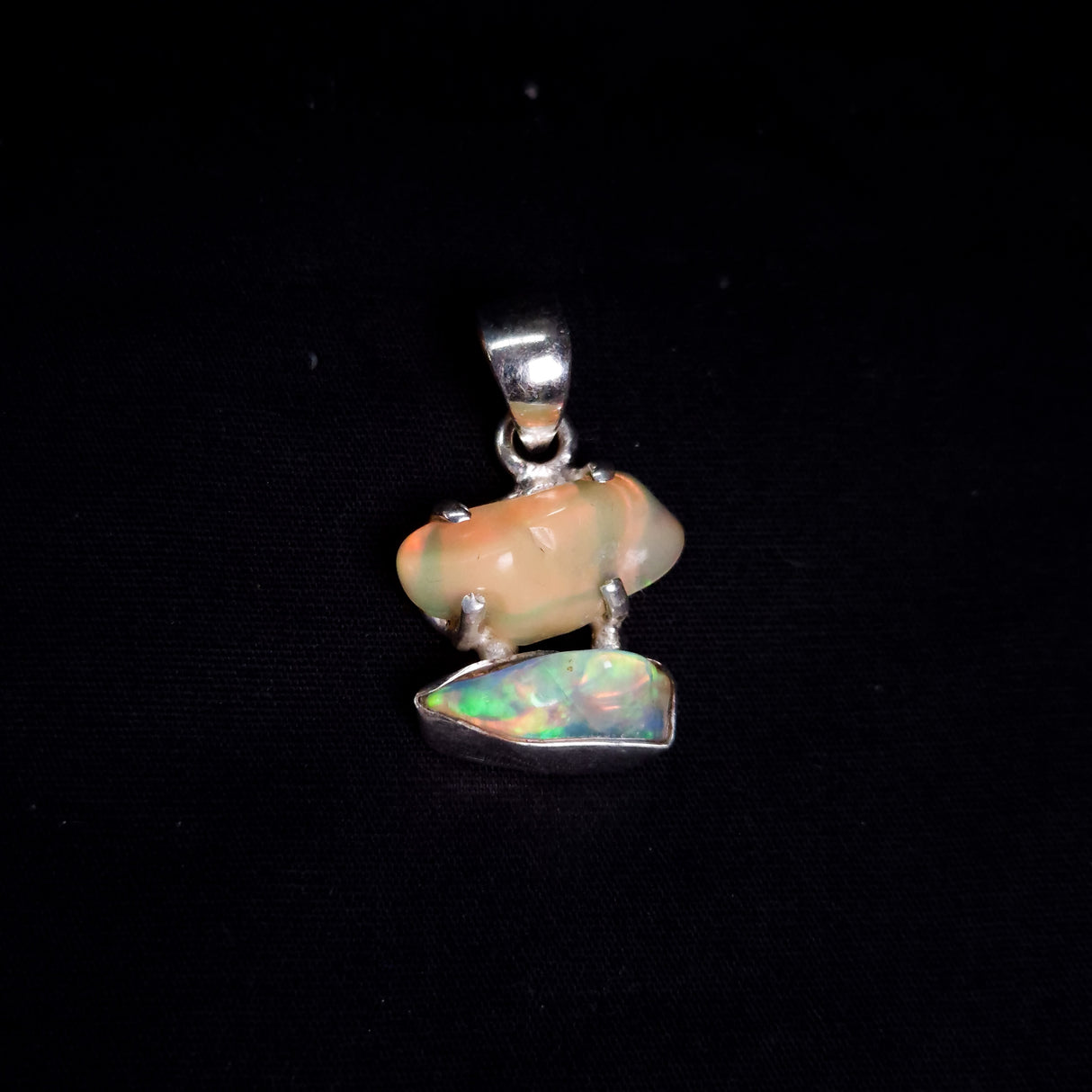ETHIOPIAN OPAL PENDANT set in STERLING SILVER 3SSEOP2