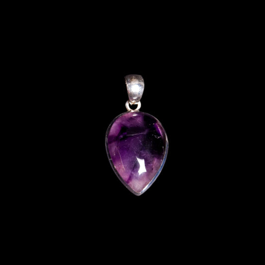 AMETHYST PENDANT set in STERLING SILVER 3SSAMP3