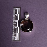 SMOKY QUARTZ PENDANT set in STERLING SILVER 3SSSQP3