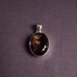 SMOKY QUARTZ PENDANT set in STERLING SILVER 3SSSQP2