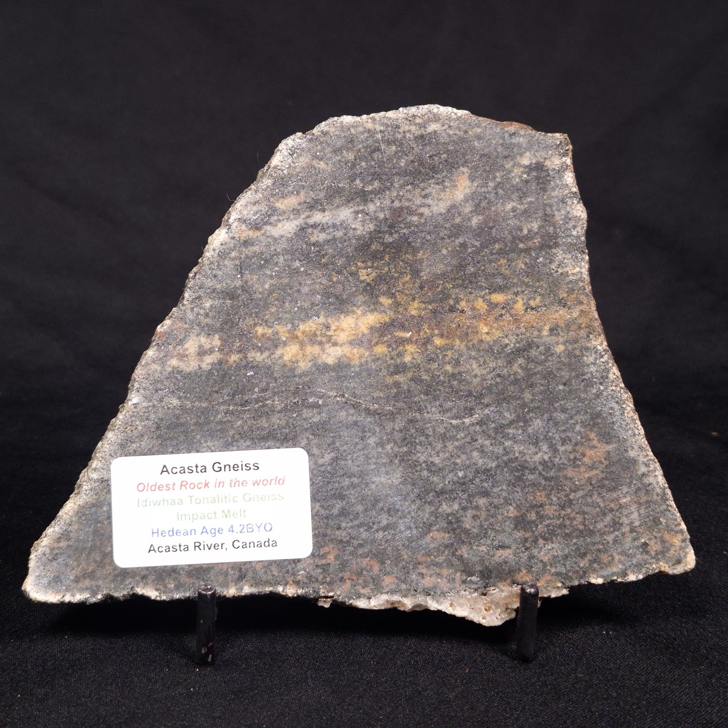 ACASTA GNEISS "OLDEST ROCK IN THE WORLD", Late Hadean, Canada ZAG036