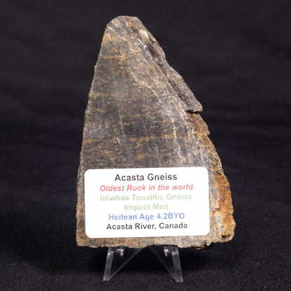 ACASTA GNEISS "OLDEST ROCK IN THE WORLD", Late Hadean, Canada ZAG037