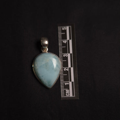 LARIMAR PENDANT set in STERLING SILVER 3SSLMP