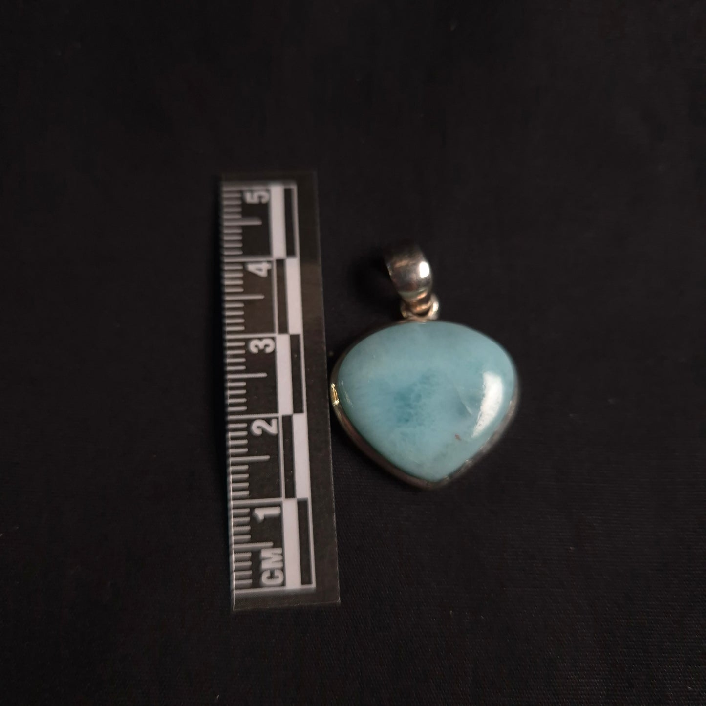 LARIMAR PENDANT set in STERLING SILVER 3SSLMP1