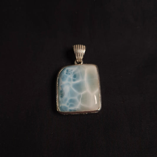 LARIMAR PENDANT set in STERLING SILVER 3SSLMP2