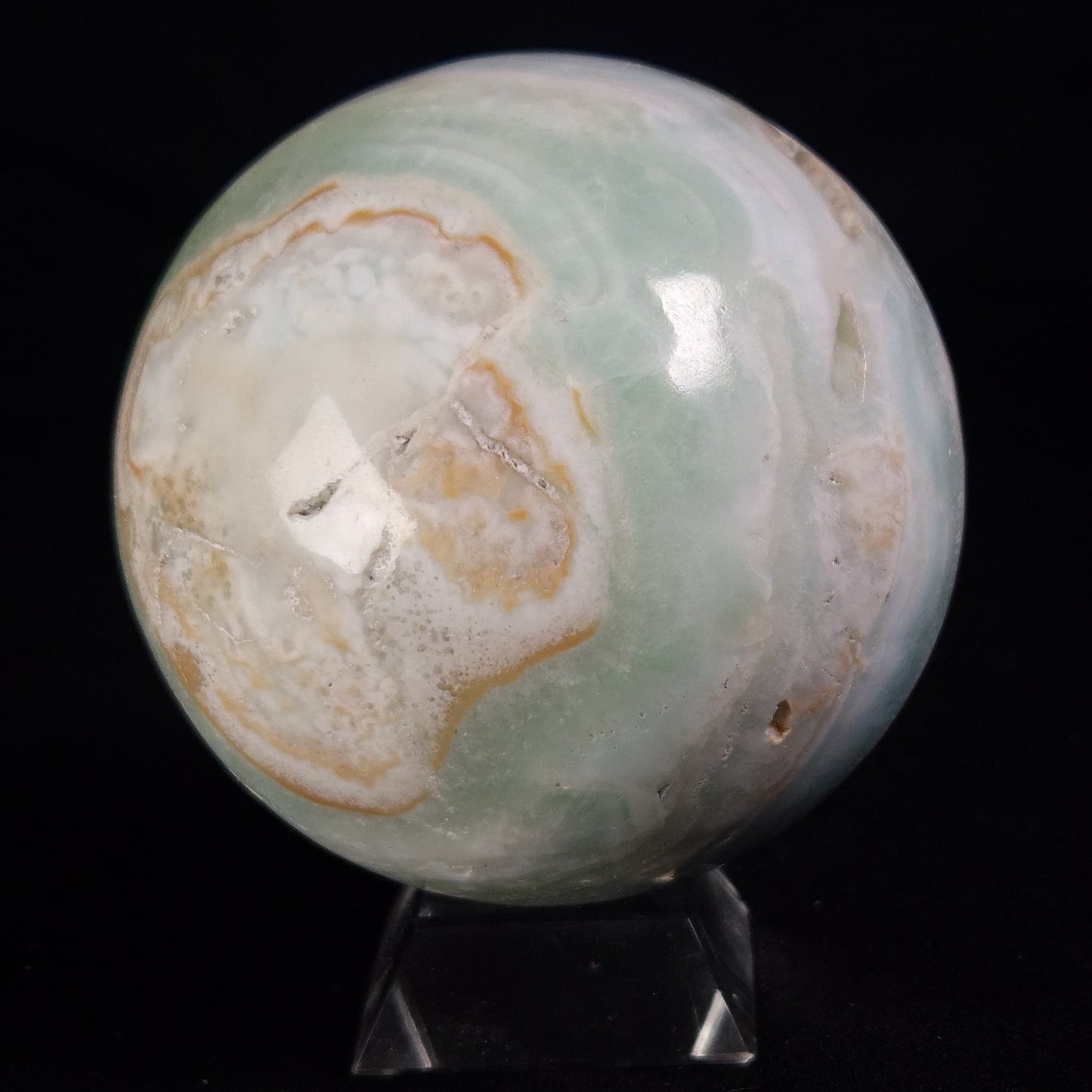 CARIBBEAN CALCITE SPHERE, Pakistan YCS002
