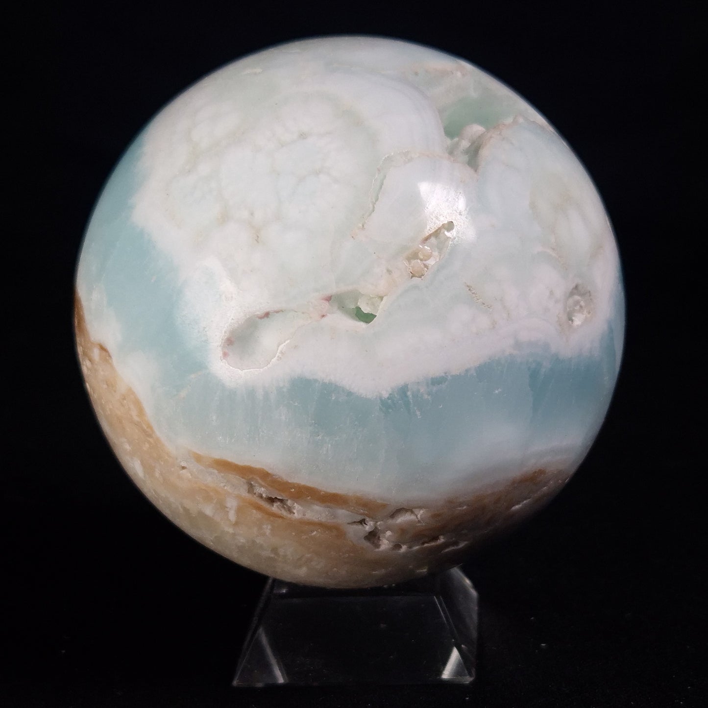 CARIBBEAN CALCITE SPHERE, Pakistan YCS008