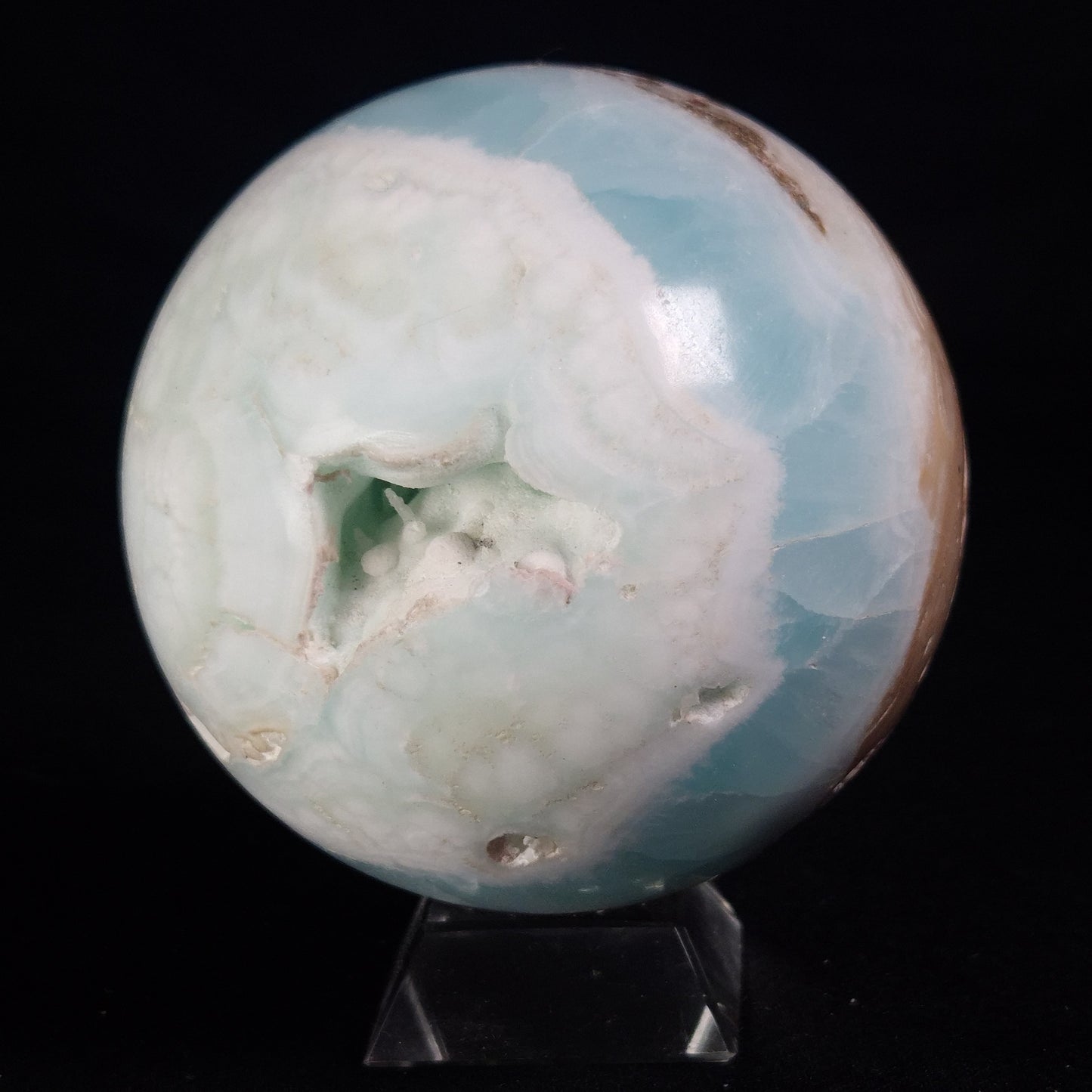 CARIBBEAN CALCITE SPHERE, Pakistan YCS008