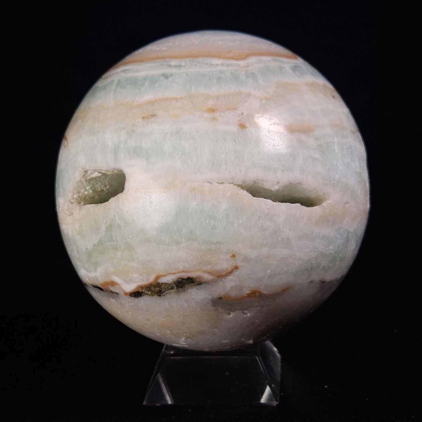 CARIBBEAN CALCITE SPHERE, Pakistan YCS011