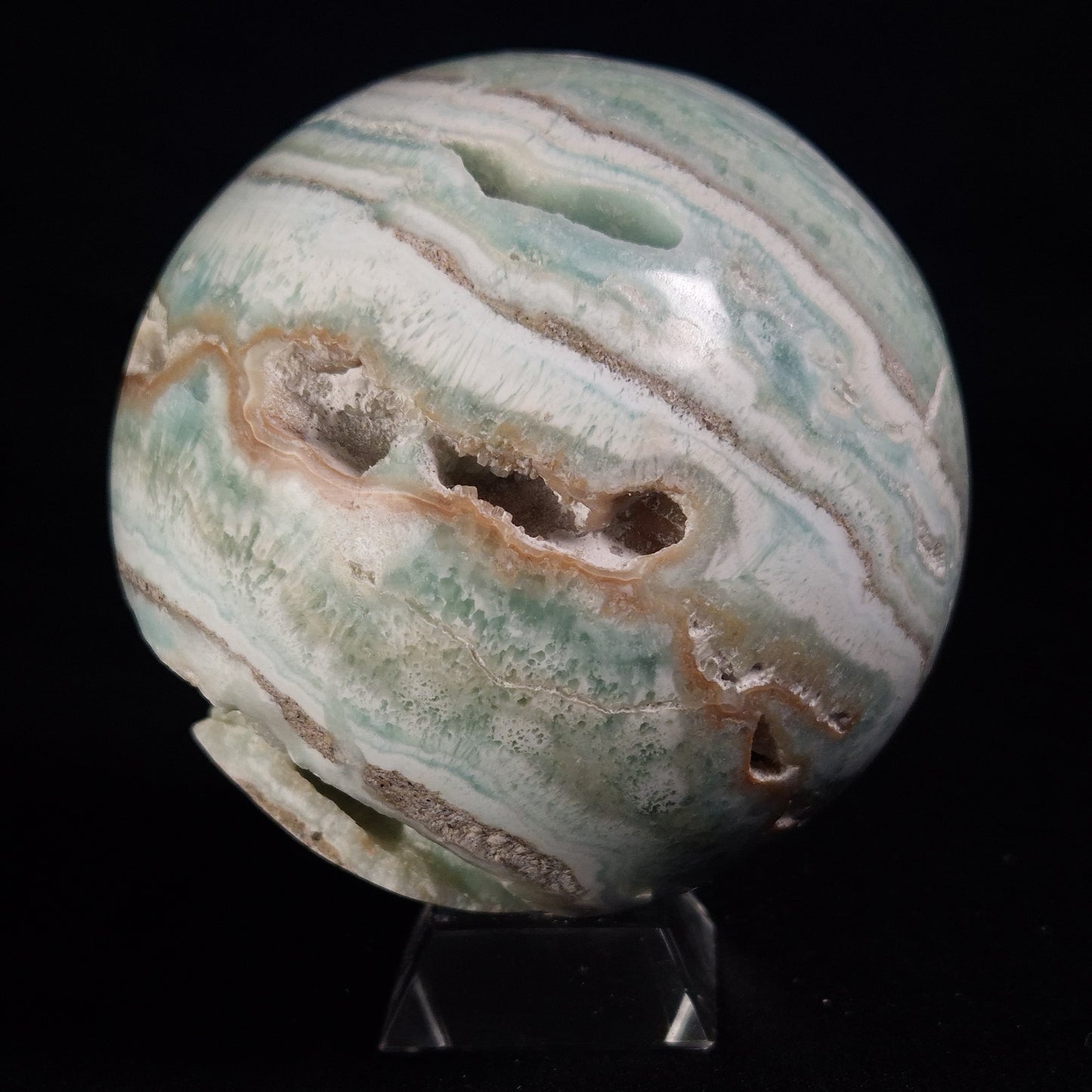 CARIBBEAN CALCITE SPHERE, Pakistan YCS018