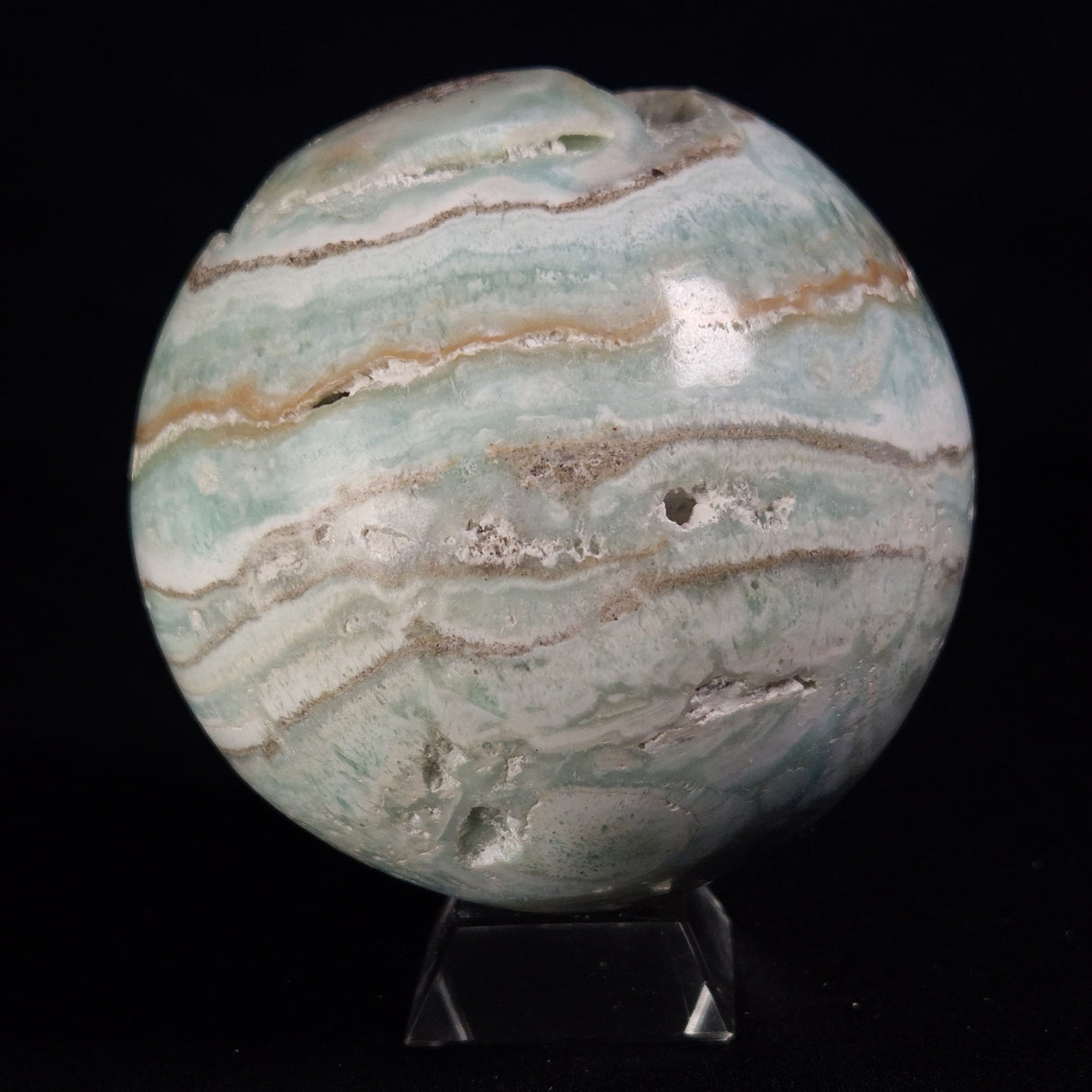CARIBBEAN CALCITE SPHERE, Pakistan YCS018