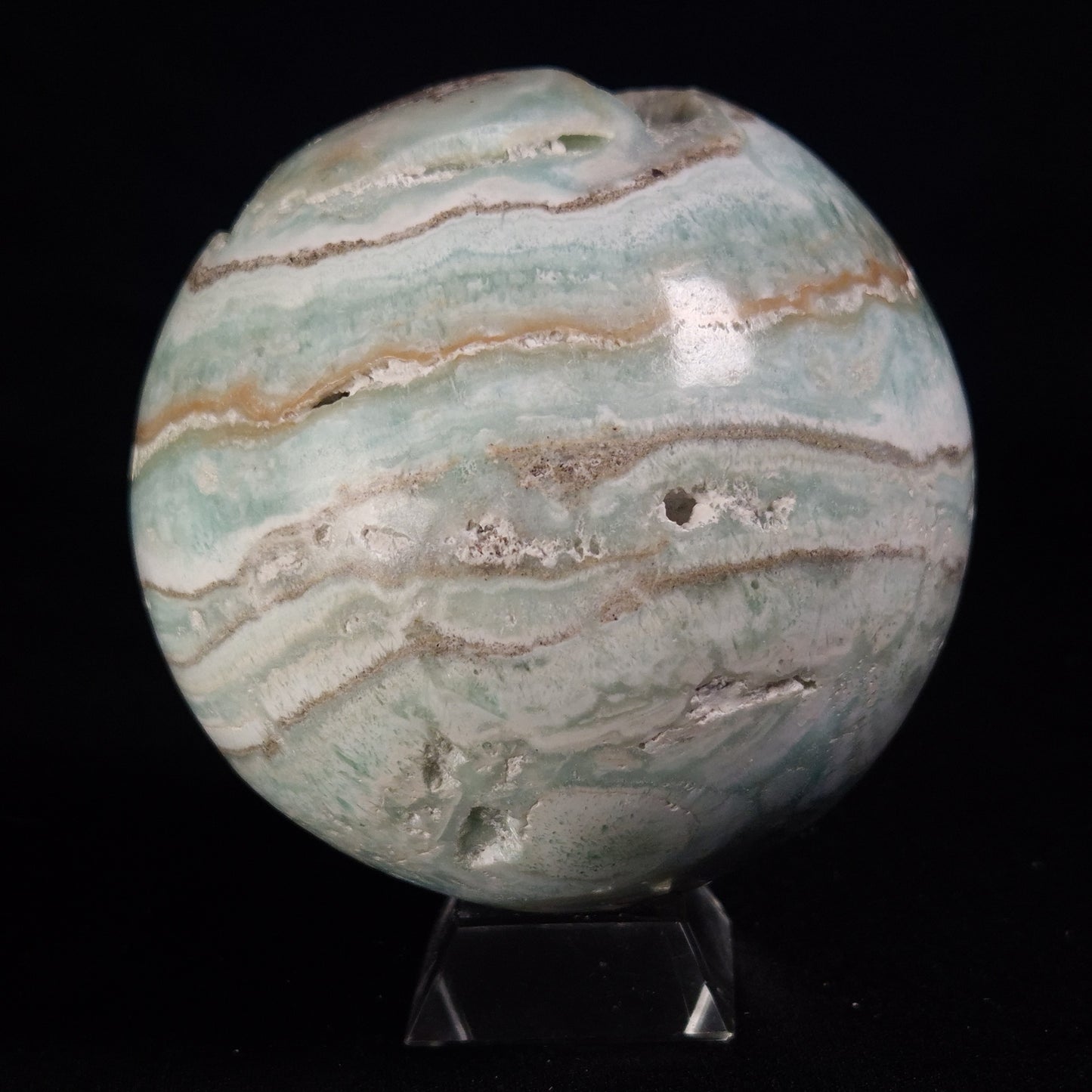 CARIBBEAN CALCITE SPHERE, Pakistan YCS018