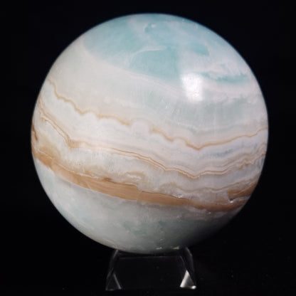 CARIBBEAN CALCITE SPHERE, Pakistan YCS020