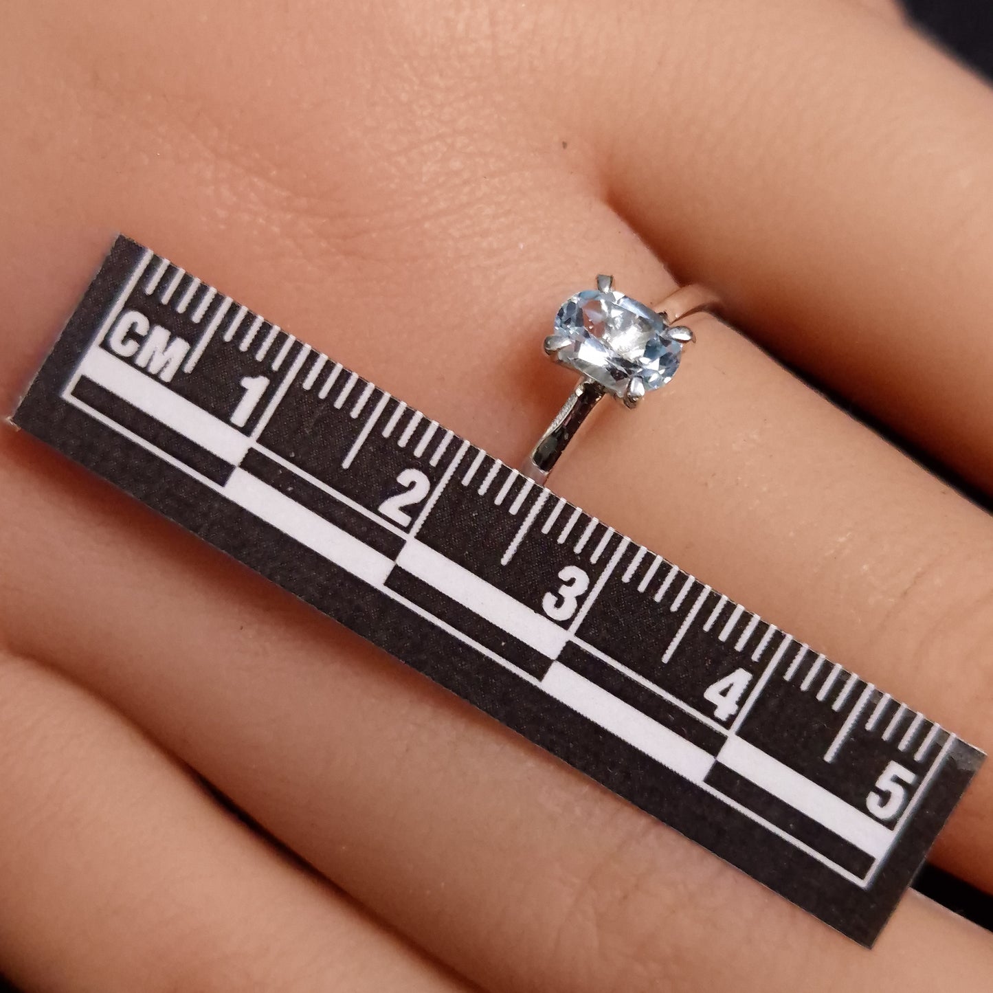 BLUE TOPAZ RINGS set in STERLING SILVER 3SSBTR1
