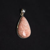 SCOLECITE PENDANT set in STERLING SILVER 3SSSCOP1
