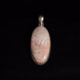 SCOLECITE PENDANT set in STERLING SILVER 3SSSCOP3