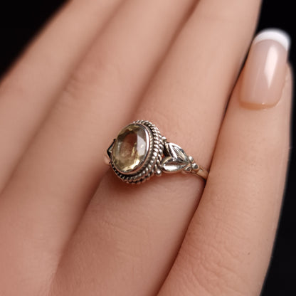 CITRINE RINGS set in STERLING SILVER 3SSCTR2
