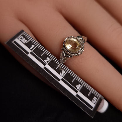CITRINE RINGS set in STERLING SILVER 3SSCTR2