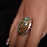 TURQUOISE RING set in STERLING SILVER 3SSTUR1