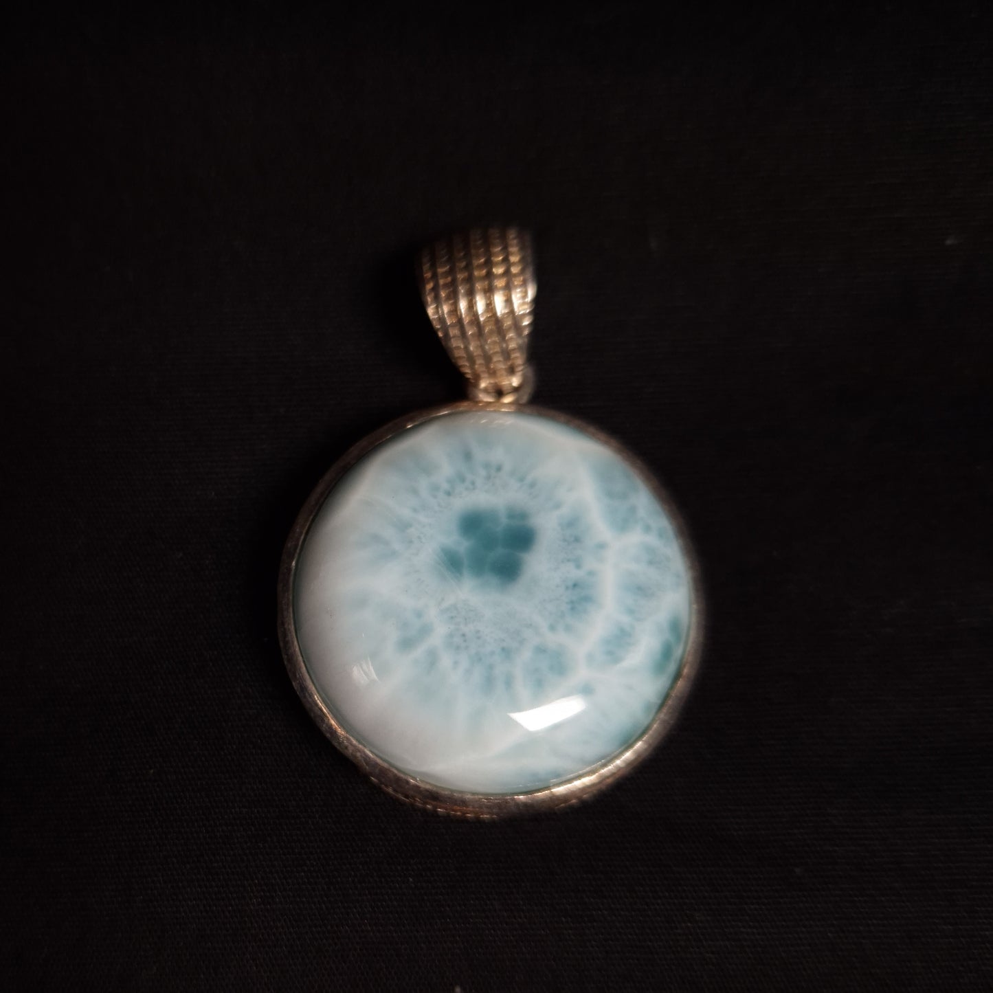 LARIMAR PENDANT set in STERLING SILVER 3SSLMP3