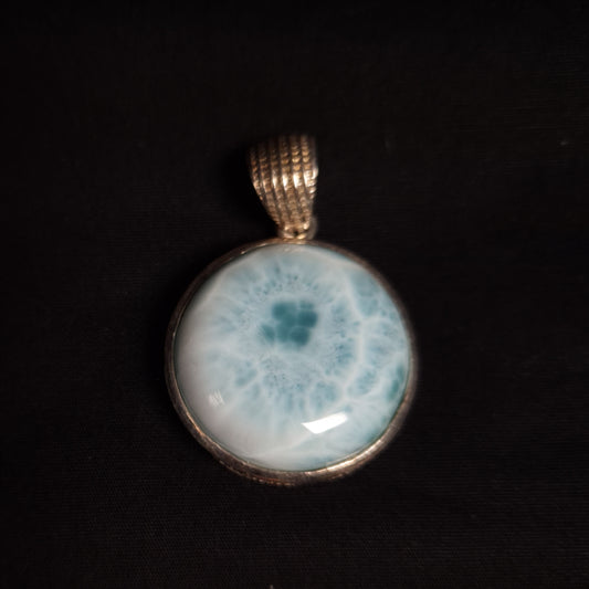 LARIMAR PENDANT set in STERLING SILVER 3SSLMP3
