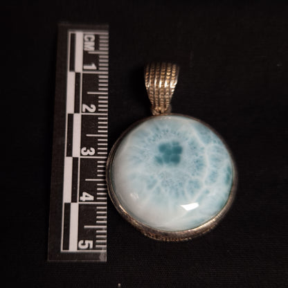 LARIMAR PENDANT set in STERLING SILVER 3SSLMP3