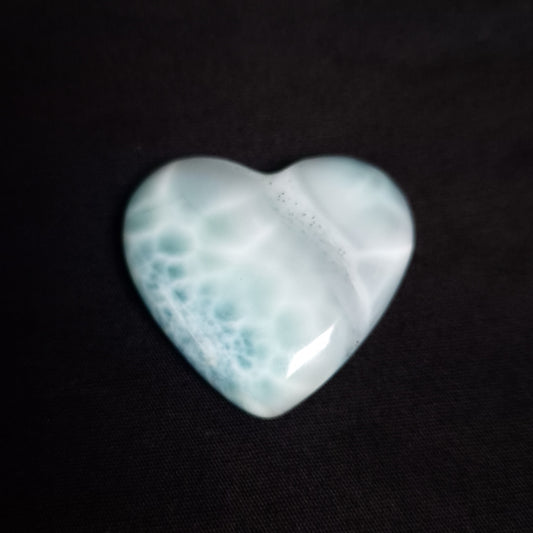 LARIMAR HEART CARVING 3SSLHC