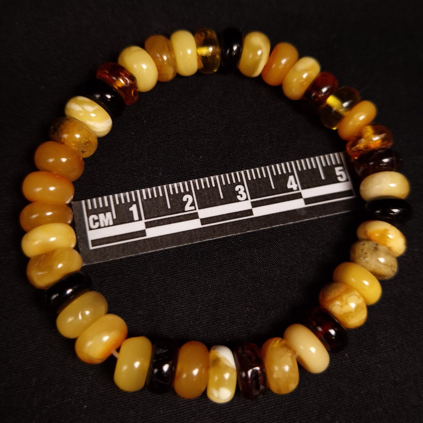 AMBER BEADED BRACELET 3SSAMBB2