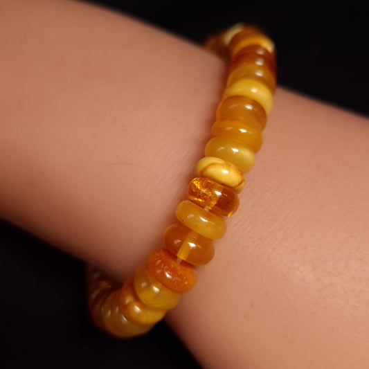 AMBER BEADED BRACELET 3SSAMBB1