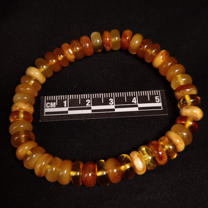 AMBER BEADED BRACELET 3SSAMBB1