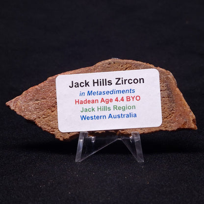 JACK HILLS ZIRCON, Hadean Age, Australia ZJH019