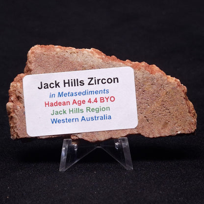 JACK HILLS ZIRCON, Hadean Age, Australia ZJH027